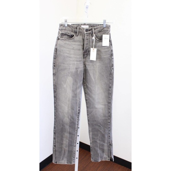 Good American Gray Boyfriend Jeans - Picture 1 of 11